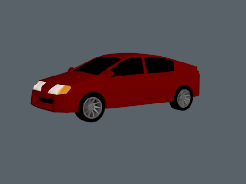 3d Car - Prius