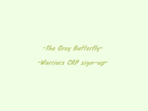 The Grey Butterfly ~ Weaselfoot