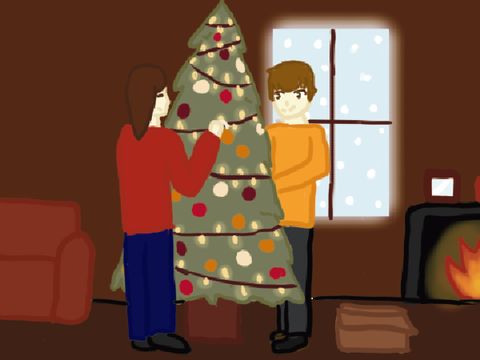 christmas drawing