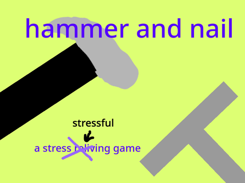 hammer and nail but no