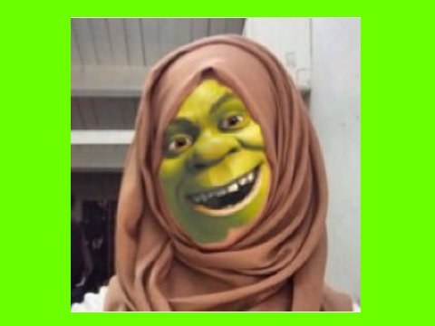 Shrek is doing Thikr