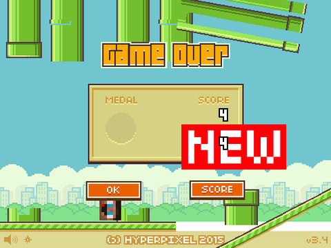 Weird version of flappy bird