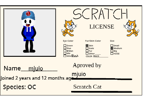 My Scratch License