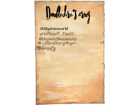 Sign if you'd like to join Dumbledore's Army  remix remix remix remix