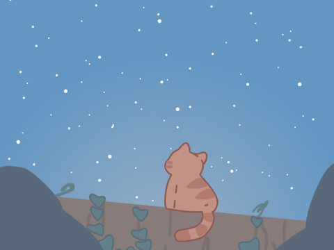 Night sky - a parallax