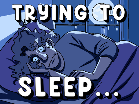 Trying to Sleep... #Animations #Stories #Art #Music #All