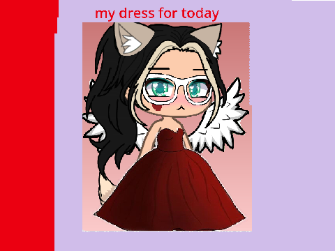 my dress for today purrr