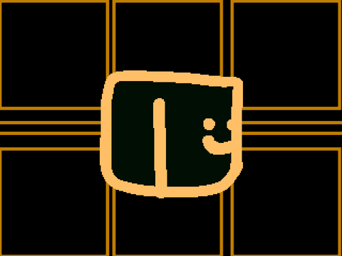little guy turns into a neon box animation (remix)