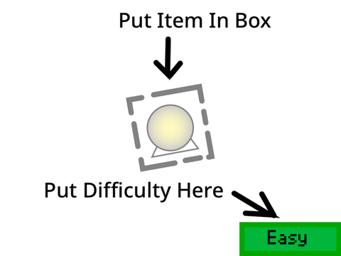 make your own item - find the items “light”