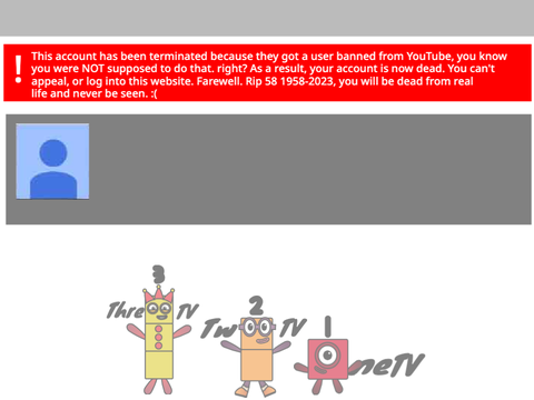 Fifty Eight deletes danielpietro's YouTube account/Grounded: alternate ending
