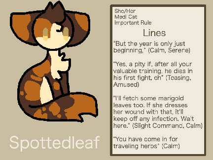 Spottedleaf auditions