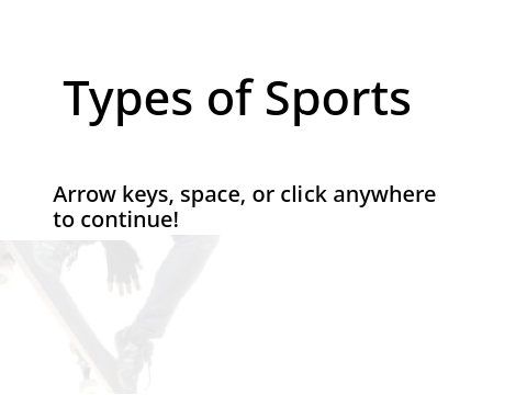 Types of Sports