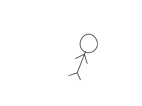  Stick Figure Animation (Time Loop)