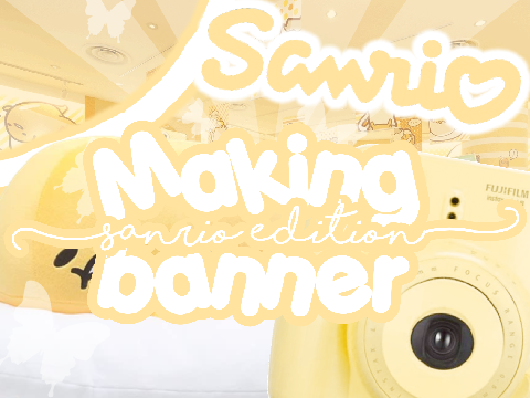 ೃ⁀➷ Making Sanrio Banner Challenge