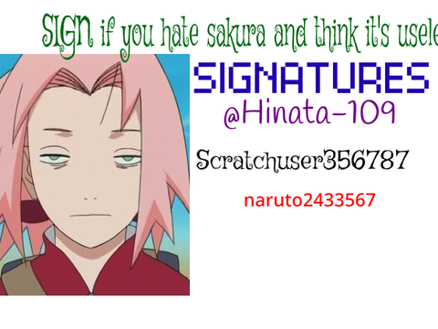 SIGN if you hate Sakura and think shes useless remix remix remix remix remix remix