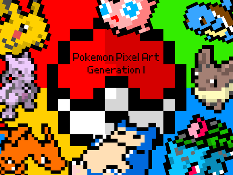 Pokemon Pixel Art: Generation I Remake
