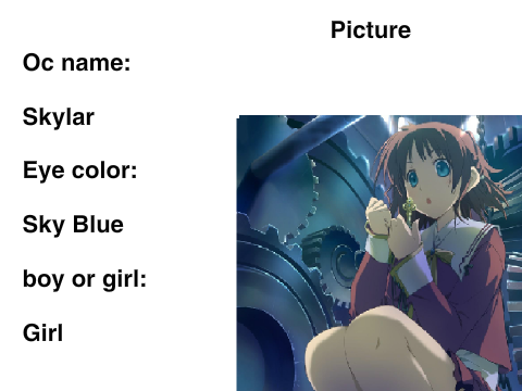 OC form for the RP remix
