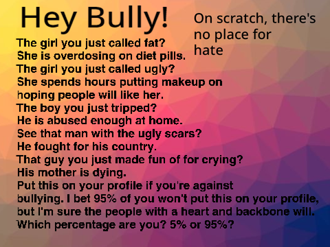 STOP BULLYING