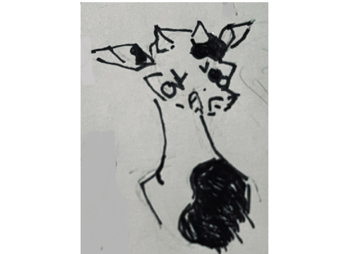 Little cow doodle