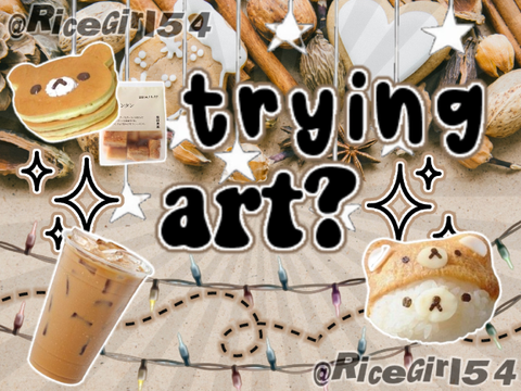 ☃ trying art