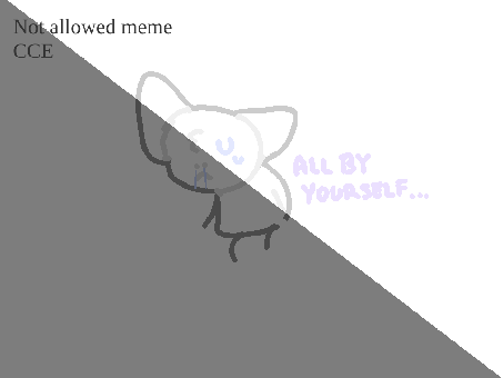 not allowed meme cce 