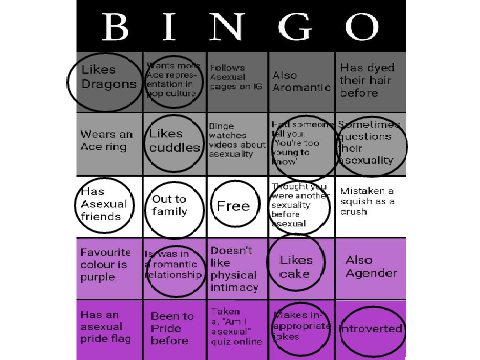 Asexual bingo remix
