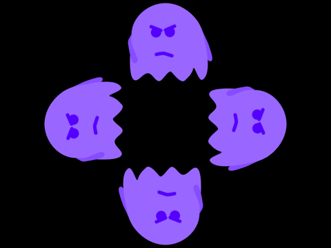 Dancing ghosts