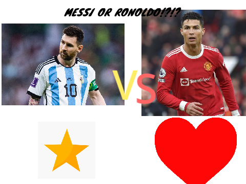 Messi VS Ronaldo.
