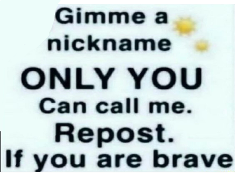 Gimmie a nickname! remix
