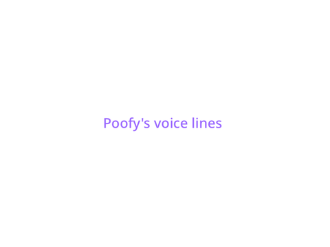 Poofy lines