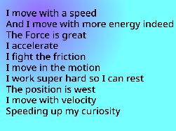Motion Poem
