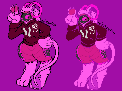 some protogen ort i made + smol announcement