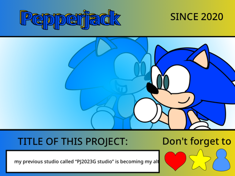(OUTDATED) my previous studio called “PJ2023G studio” is becoming my alt