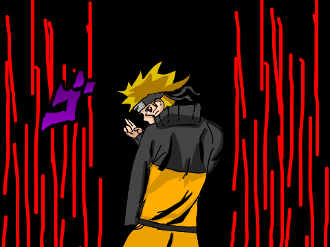 Naruto doing a JoJo pose remix