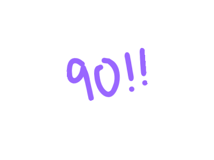 90+!