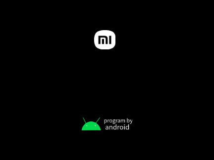 xiaomi smartphone startup screen