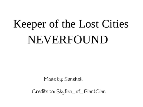 KOTLC fan-fiction: Neverfound