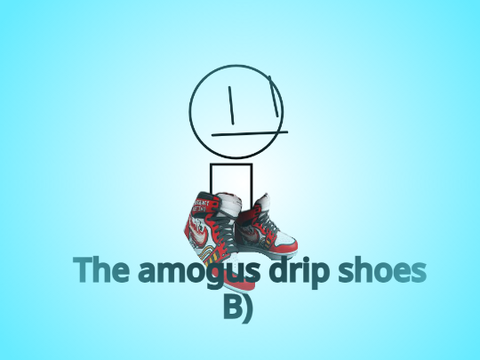 The amogus drip shoes #aniations