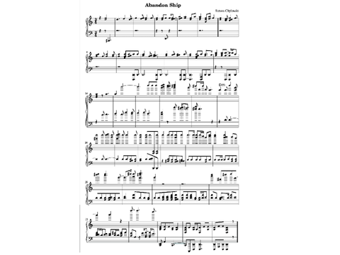 Abandon Ship Subnautica Song Piano Notes
