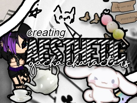 ☂️ | creating aesthetic gacha characters
