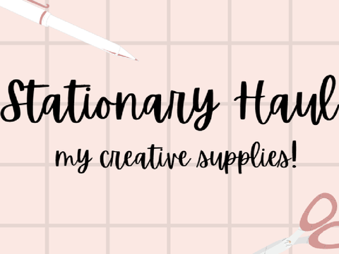 ✎ Stationary Haul! ✂ 
