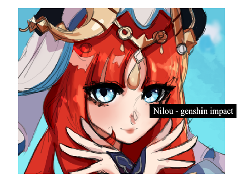 nilou <3 genshin impact fanart