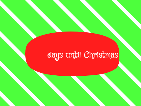 Days Until Christmas Countdown