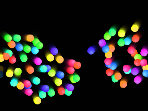 Boids Simulation (Trailing) 