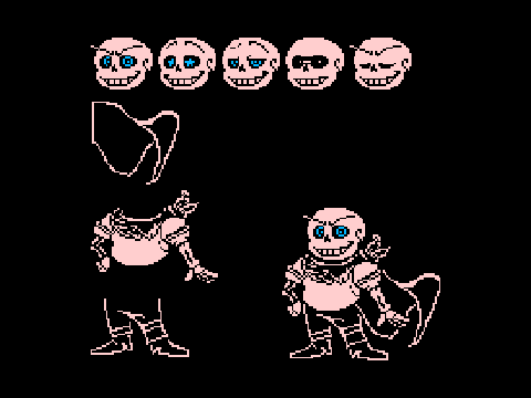 UNDERSWAP Sans Sprite Sheet