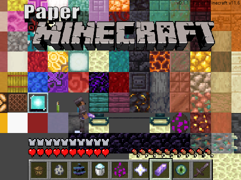 Paper Minecraft V 1.18 