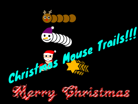 Christmas mouse trails