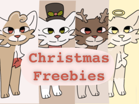 . closed christmas freebies