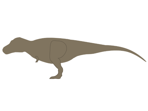 Paleo Accurate T-Rex Body Shape 