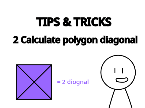 How To Count Polygon Diognal || #All #Animation #Polygon #Diognal #PolygonDiognal 